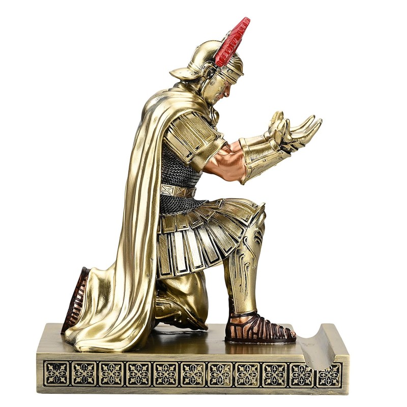 HDMbigmi Centurion Cloak Warrior Knight Pen Holder Mobile Phone Stand