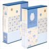 Nakabayashi 5PL-270-31-B Pocket Album, Patchwork, Blue