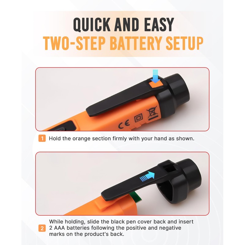 ULTRICS Voltage Tester, 12V-1000V Non-Contact AC Voltage Detector Pen, Adjustable