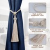 Dalababa Pack of 4 Curtain Holders, Tiebacks, Curtain Holders, Polyester