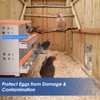 Chicken Nesting Box, 6 Compartment Metal Nesting Boxes for Hens