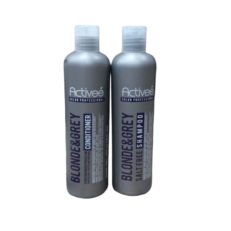 Set Activee Blonde & Grey Shampoo & Conditioner 16 oz