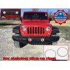 Trims Express fit:2007-2018 Jeep Wrangler JK Stainless Ring Fog Light