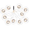 WeRChristmas Heart Copper Wire Garland Light String, 3 m -