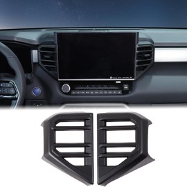 Car Center Console Side Air Outlet Cover Compatible with Toyota Tundra 2022+ Sequoia 2023+ Side Air Conditioning Panel Trim Cover Air Outlet Vent Frame Panel Protection Cover Decorative Accessories
