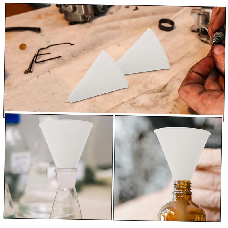 Zerodeko 40pcs Disposable Oil Funnel for Efficient Oil Changes Spill