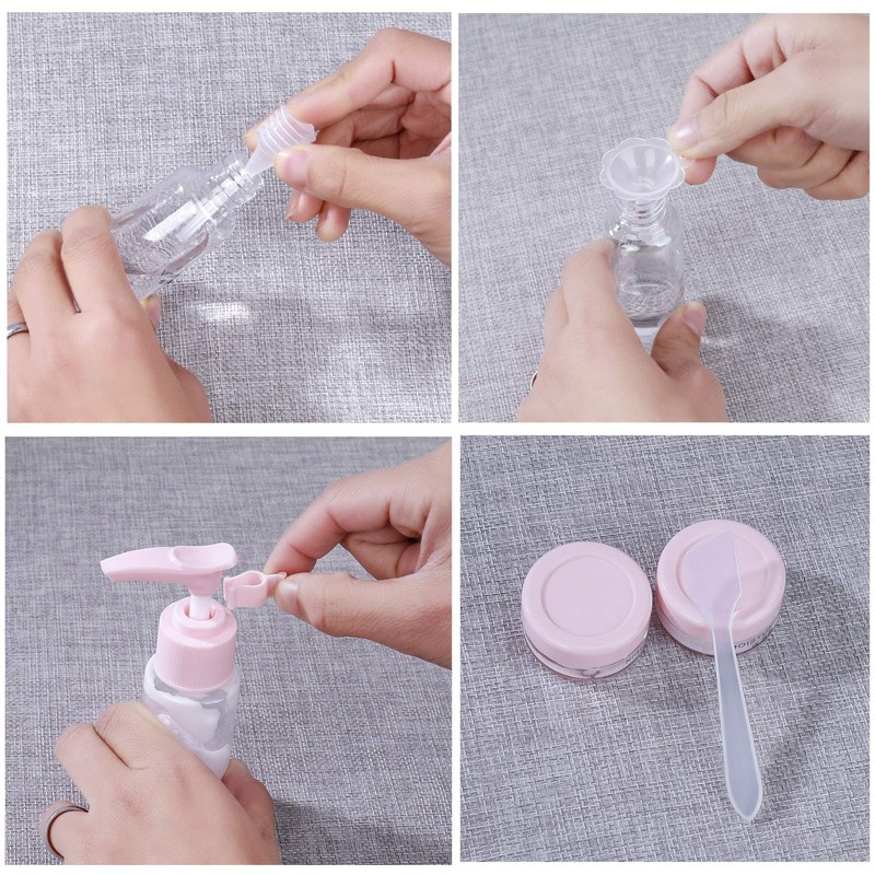 MaoXinTek Empty Travel Bottles Set Small Cosmetic Container, Refillable for