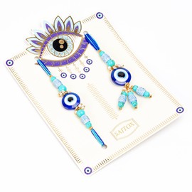 Evil Eye Bhiya Bhabhi Rakhi Set, Chuda Rakhi for Bhabhi, Tradistional Rakhi Set for Indian Festivals