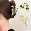 Yonchic 2-Piece Multiple Shapes Metal Hair Clips, Lily Hair Claws