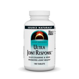 Source Naturals Ultra Joint Response, Glucosamine & MSM, Promotes Joint Health* - 180 Tablets
