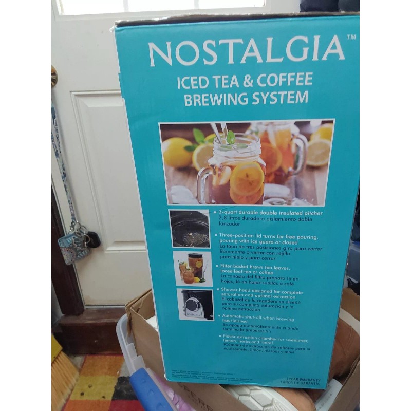 Nostalgia Nib Nostalgia Iced Tea & Coffee Brewing System