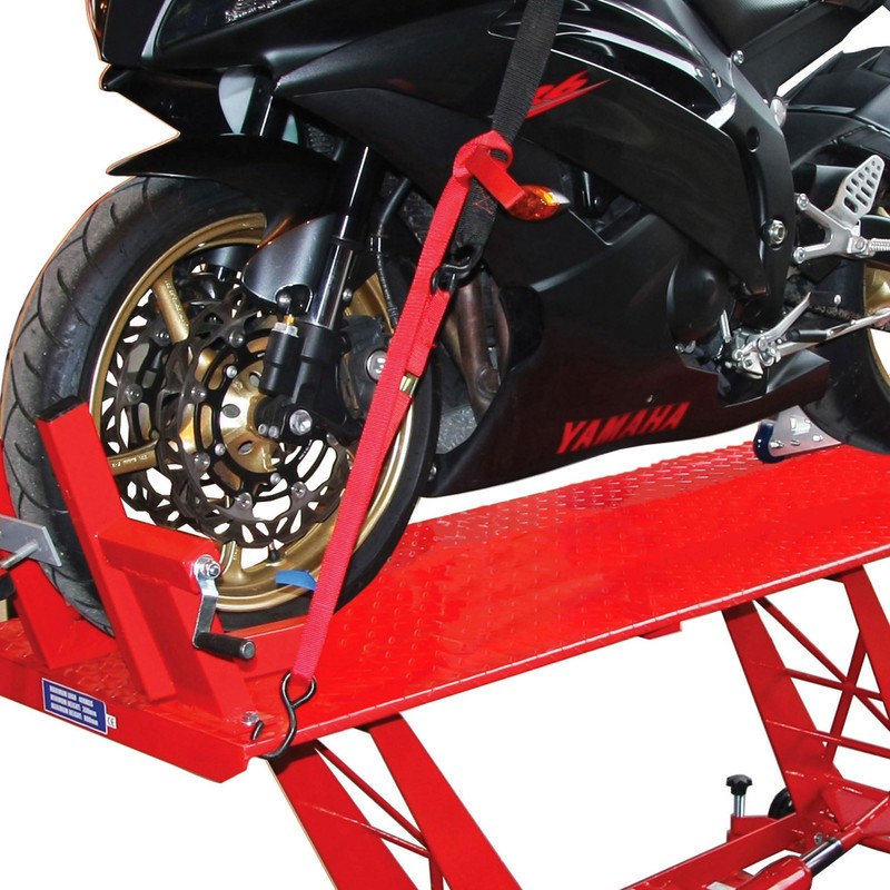Heavy Duty Motorcycle Tie Down Straps Auto Lock Transport Bike