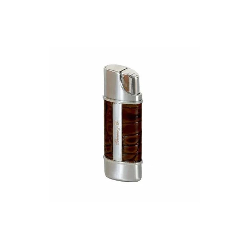 BRIZARD & CO NANO CIGAR LIGHTER INDIAN ROSEWOOD WOOD BROWN