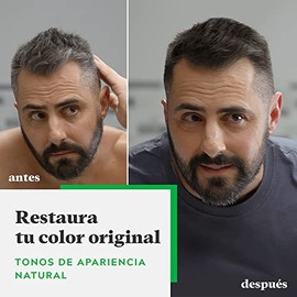 Just For Men, Tinte Colorante En Shampoo, Castaño Medio H30, Formula Original, Cubre El 100% de Las Canas, Paquete de 3, 66ml