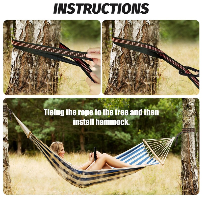 Pack of 2 Hammock Attachments, 3 m x 2.5 cm