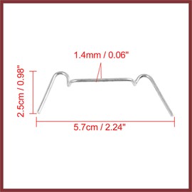 HEROFFIX Universal Replacement Motorcycle Fastener Spring Clip for Square Headlight 10pcs Replace Parts