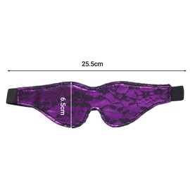 1 Piece of Satin Sleep Eye Mask, Silk Sleep Eye Mask, Available in Three Colors, Valentine's Day Gift, for Office Nap Time (Purple)