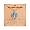 JOGDIAM Tree of Life Necklace Bonus Mom Gifts for Stepmom