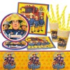 GUBOOM Fireman Sam Party Tableware, Fireman Sam Tableware Set, 73