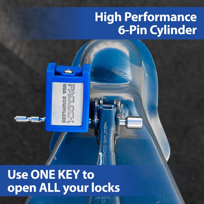 PACLOCK's 79-Series Universal Trailer Lock, UCS, DEM328 Pin for Demco,
