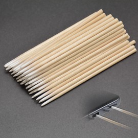 Alinw 800 Pcs Cotton Wool Buds, Cotton Buds Pointed Tip for Nail Tech Supplies Beauty Make-Up Color Eyebrow Tattoo Beauty