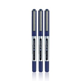 uni-ball Eye Micro UB-150 Fine Rollerball Pen - Blue, Pack of 3