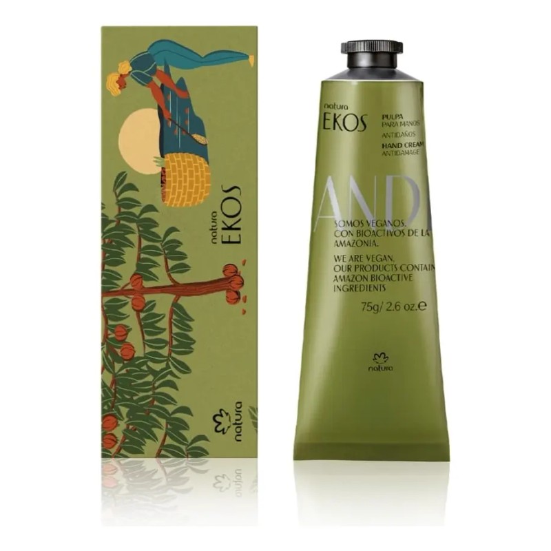 Crema/pulpa Para Manos Natura Eckos 75gr Varios Aromas