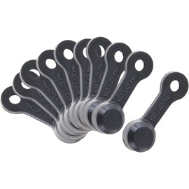 Pack of 10 Black Bicycle Brake Bleeder Rubber Caps Dust Protection Brake Bleeder Nipple Cap for Cars and Motorcycles - Black Brake Systems Brakes