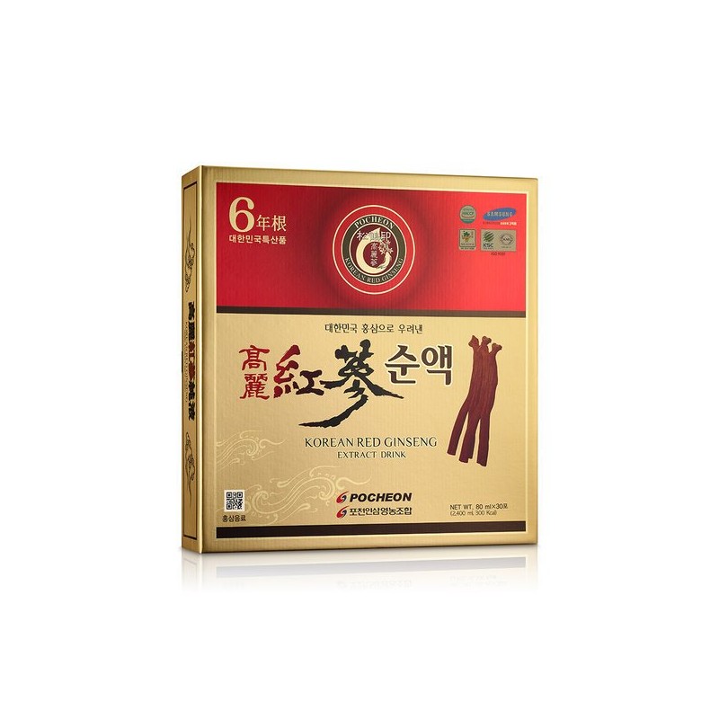 홍삼순액30포/홍삼액/6년근홍삼/홍삼진액/홍삼100% Red Ginseng Extract 30 Sachets / Red Ginseng Liquid
