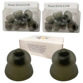 CHEERFULPOINT Power Dome 4.0 for Phonak, 2 Pack/20 Domes, Genuine OEM Switzerland Hearing Domes by Sonova (2 Pack Medium)