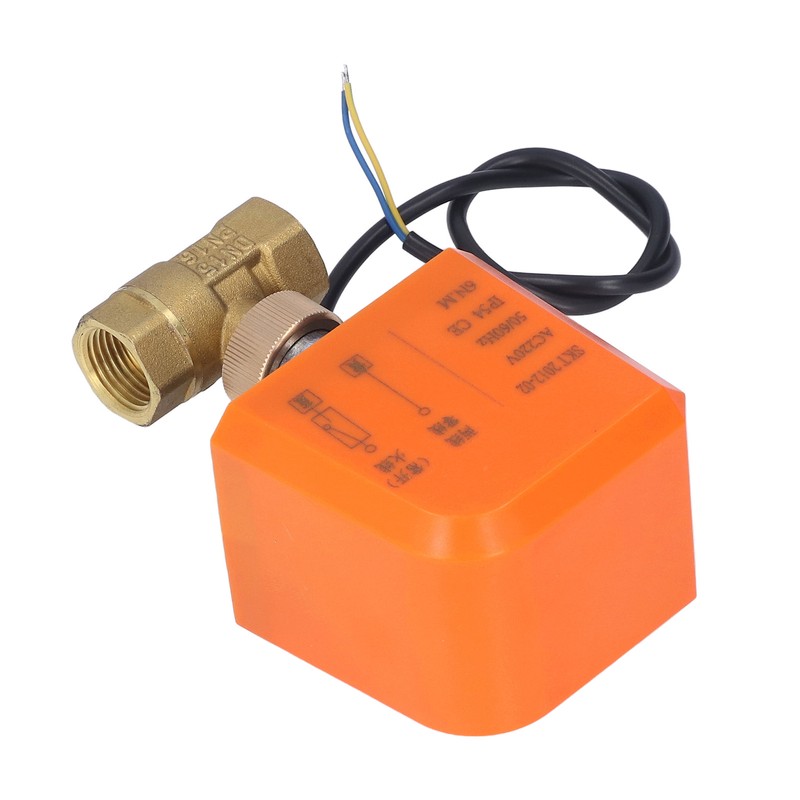 DN15 2 Way 2 Wire Electrical Ball Valve Normally Open