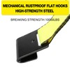 2Pc Tow Dolly Basket Straps with Flat Hook for 14"-17"