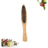 Mikinona 3sets Bristle Curly Hair Brush for Men Beard Comb