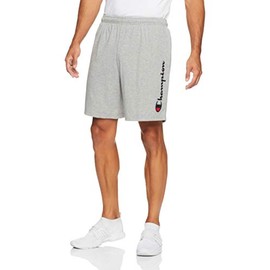 Champion Men's Script Jersey Short, Oxford Heather, X-Large