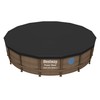 Bestway Round PVC 16 Foot Pool Cover for Above Ground