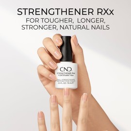 CND CND™ Strengthener RXx, Nail Strengthener for Tougher, Stronger Nails & Protection for Thin Nails, 0.5 Fl Oz, 0.5 fl oz
