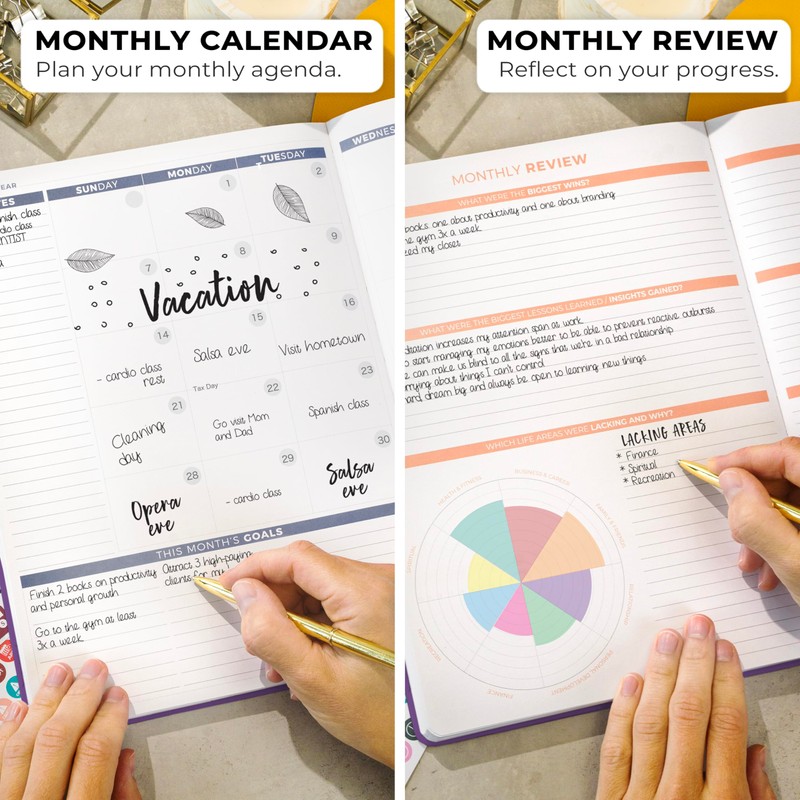 Clever Fox Planner PRO 2nd Edition – Undated Weekly Agenda