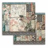 Stamperia International Stamperia-Scrapbooking Pad-Double Sided-Sir Vagabond in Japan, Mixed Colours,