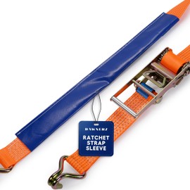 Heavy-Duty Strap Protectors 2.3" x 2.5ft – PVC Protective Sleeves for Tie Down Straps – Designed to Prevent Rubbing and Edge Wear