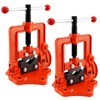MUKLEI 2 Pack 0.4 to 2.4 Inches Bench Pipe Vice,