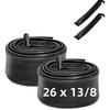 Loopunk 2 x 26 x 1 3/8 Bicycle Tube: Bicycle