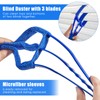 Romooa 4 Pcs Window Venetian Blind Cleaner Duster Tool 7