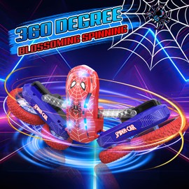 Ferngesteuertes Auto Spider, RC Stunt Crawler Car 4WD mit Fernbedienung LED Blinken 180°Flip Kinder Junge Mädchen Spielzeug Geschenk Geburtstag Weihnachten Indoor Outdoor Spiele Monster Truck Toy