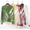 Polythene Garment Covers Clear Plastic Clothes Covers Dry Cleaning Durable,