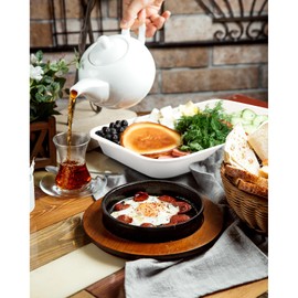 3pcs White Melamine Serving Platters, 14" x 10" Large Unbreakable Rectangular Party Platters Reusable Serving Trays for Serving Food Appetizers, Fruit, Veggies, Desserts, BPA-Free