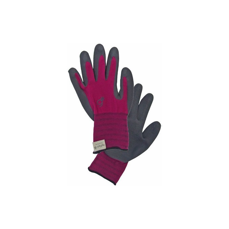 g-style [Gardening Gloves] Rubber Farm, Pink, M