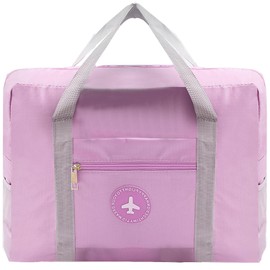 Cabin Bag 45x36x20 for Easyjet Airlines Underseat Luggage Bag Travel Duffel Holdall Bag Carry on Hand Weekend Bag for Women and Men 25L (Pink)