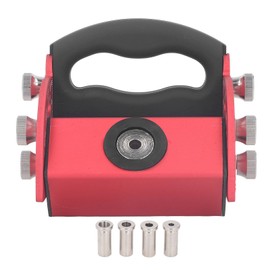 Pocket Hole Jig Kit Woodworking Inclined Hole Locator Aluminum Alloy 0 to 90 Degree Adjustable Dowelling Jig