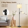 AUQUEE Floor Lamp Standing Lamp, Modern Living Room Lamp with