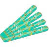 Ripe Bananas Pattern Double-Sided Nail File Emery Board Set 4